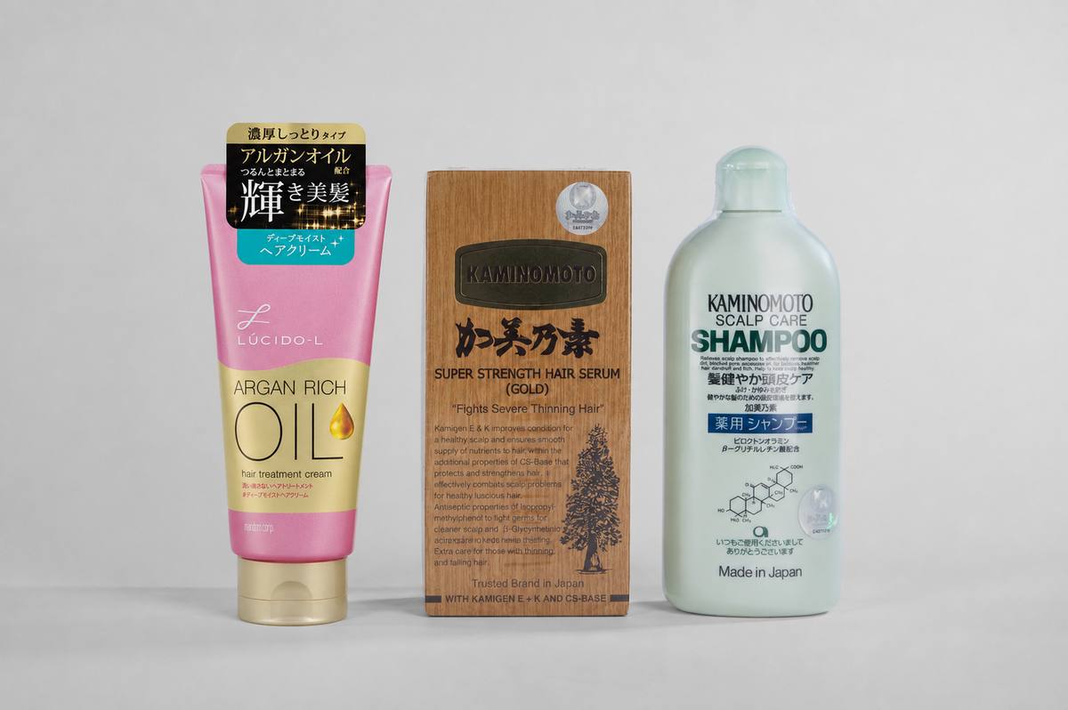 Thin Hair Revival Therapy set — Kaminomoto + Lucido-L