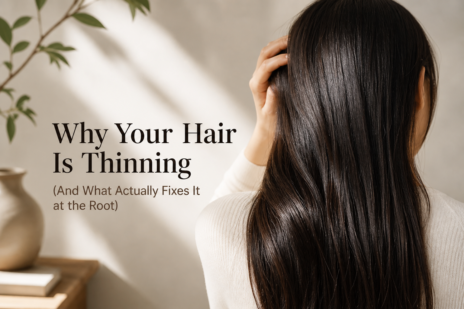 Why Your Hair Is Thinning (And What Actually Fixes It at the Root)