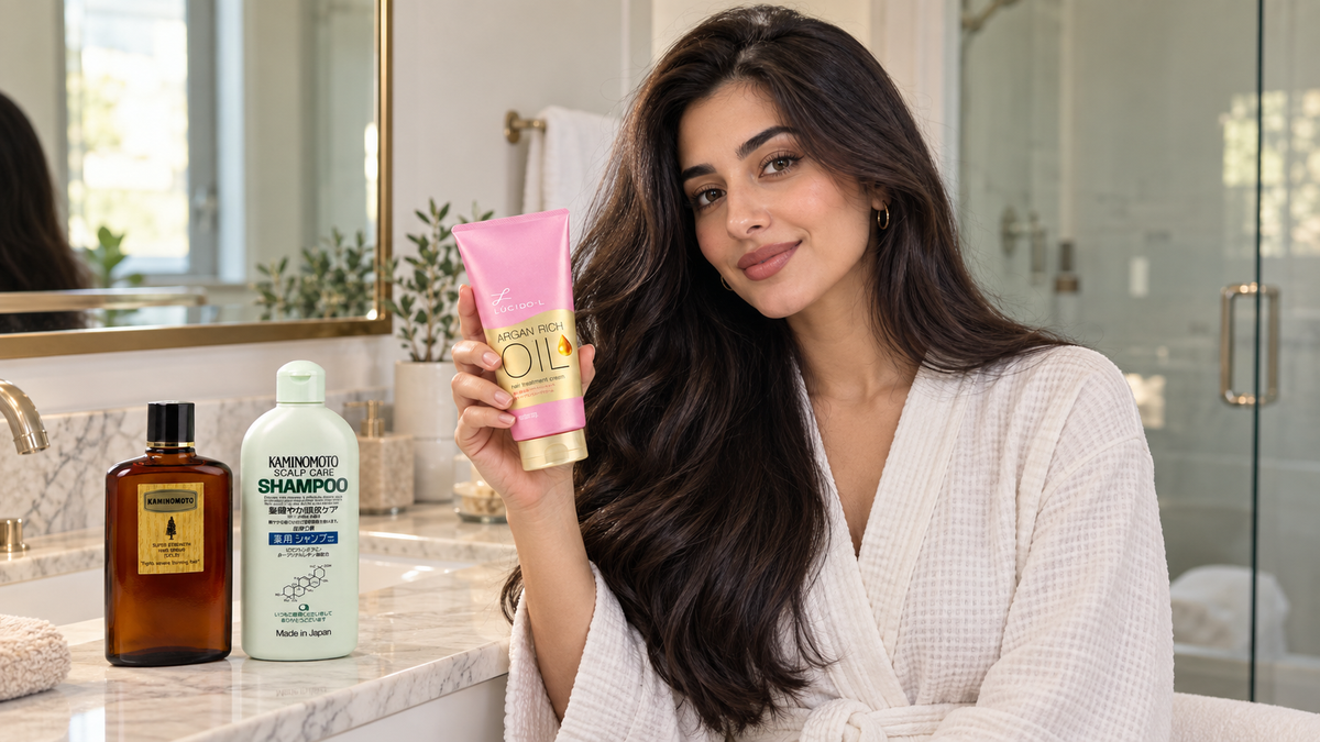 Kaminomoto Thin Hair Revival routine