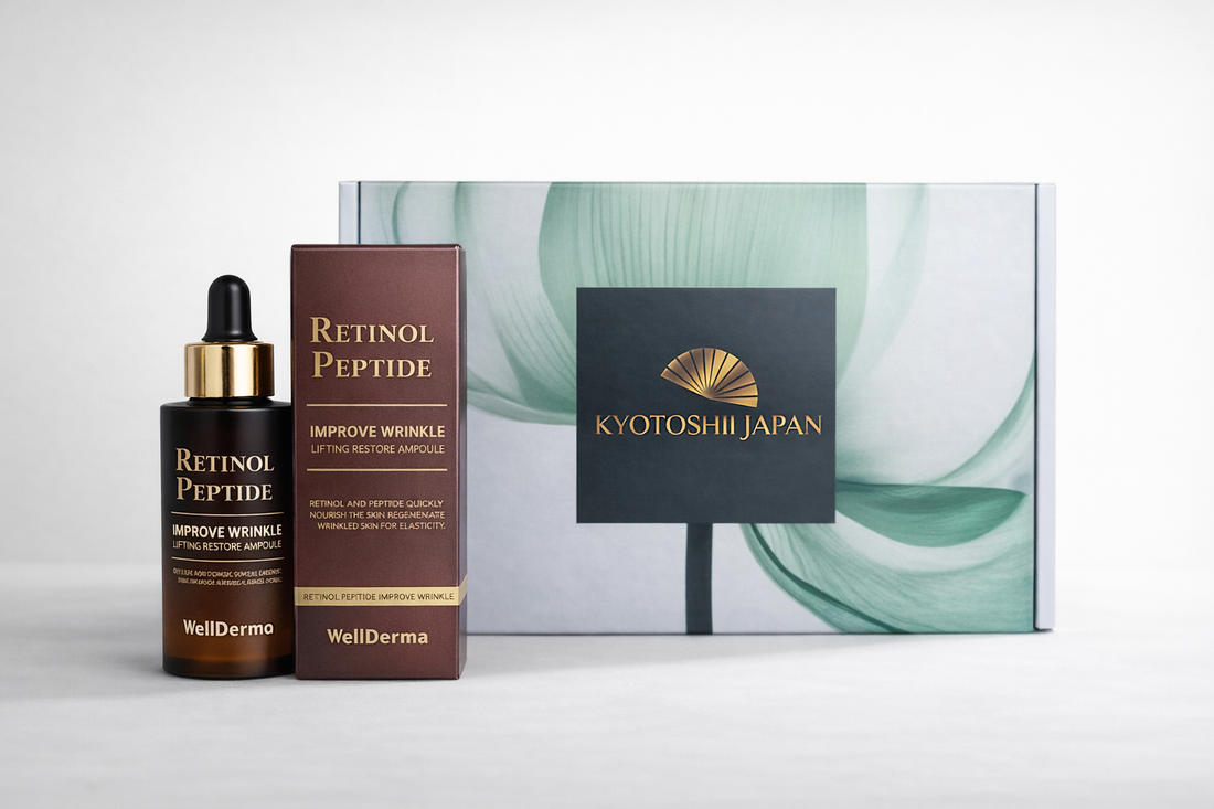 Wellderma Retinol Peptide Ampoule Korea – Anti-Aging Serum for Firming, Wrinkles &amp; Skin Texture (30ml)
