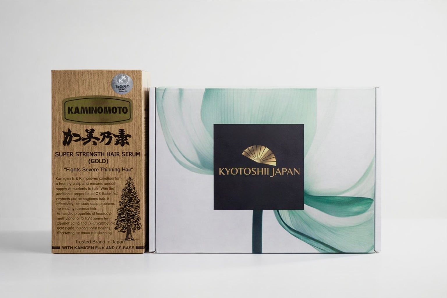 Kaminomoto Super Strength Hair Serum Gold — Daily Scalp Treatment for Thinning Hair