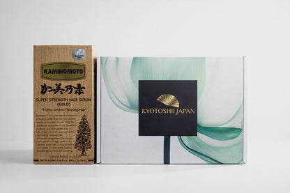 Kaminomoto Super Strength Hair Serum Gold — Daily Scalp Treatment for Thinning Hair