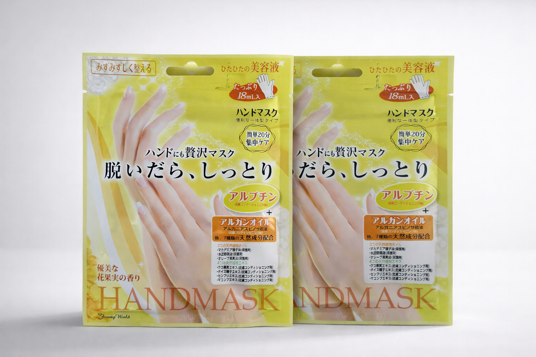 Lucky Trendy Deep Repair Hand Mask Gloves for Dry Hands (2 Pairs)